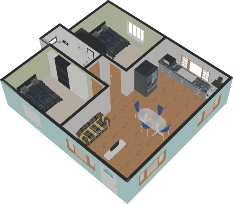 House In 3D 768x671 