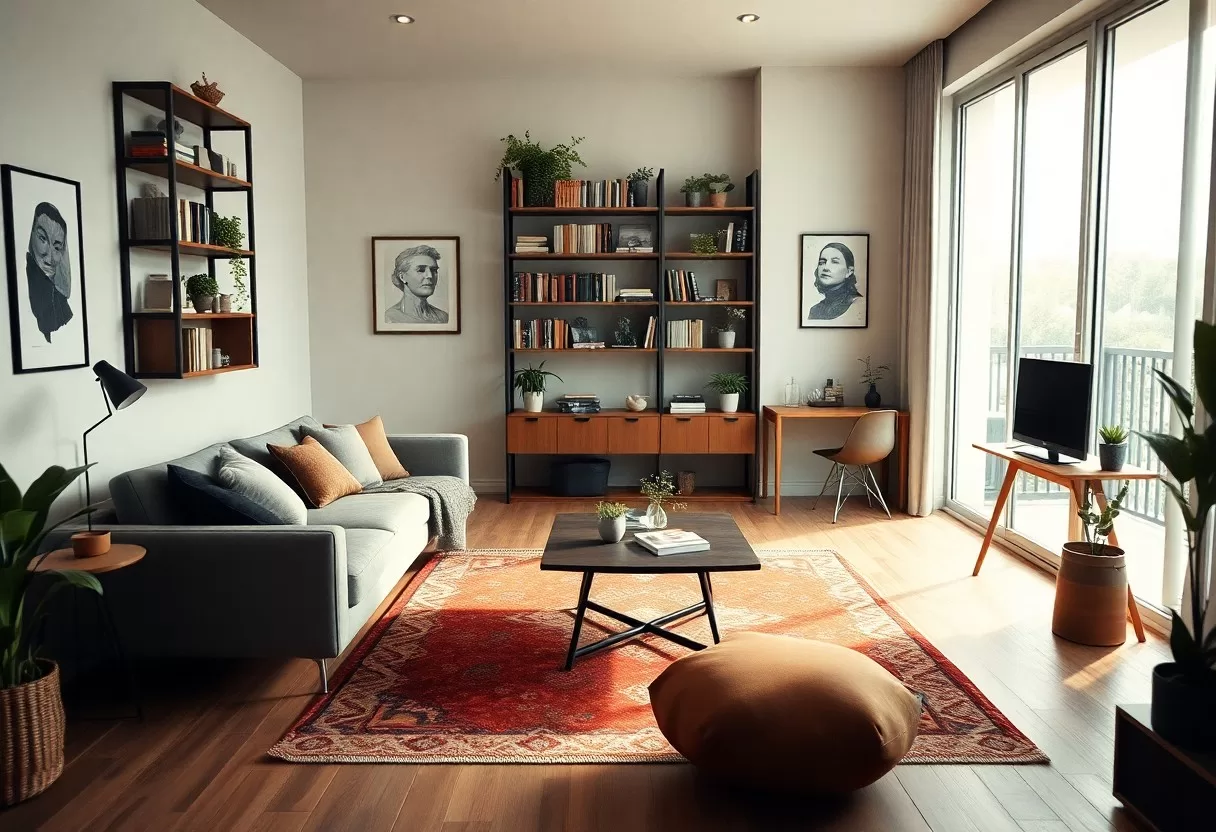 Picture of Maximizing Space - The Best Furniture Layouts for Small Apartments - 3D ...