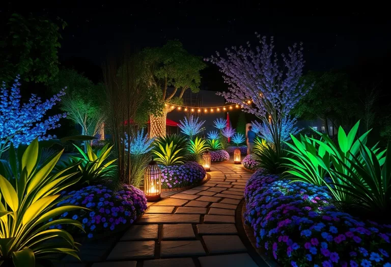 night gardens designing glowing after dark spaces xki