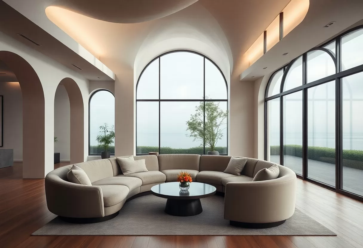 soft geometry curves reshaping modern interiors