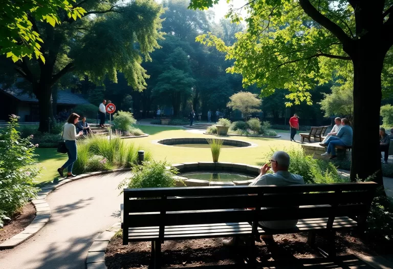 digital detox gardens offline community spaces bup