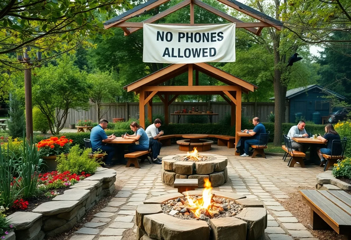 digital detox gardens offline community spaces vjh