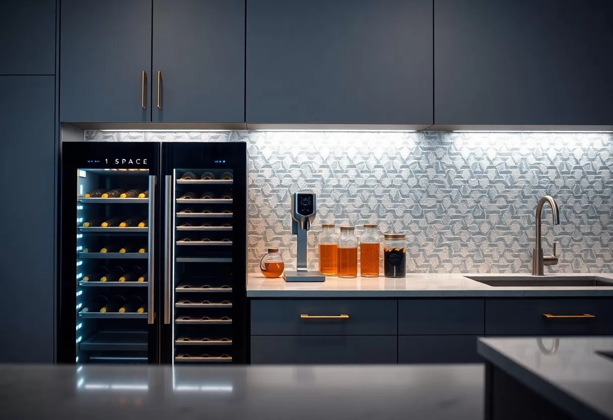 kitchen command centers pantries prep and beverage stations elt