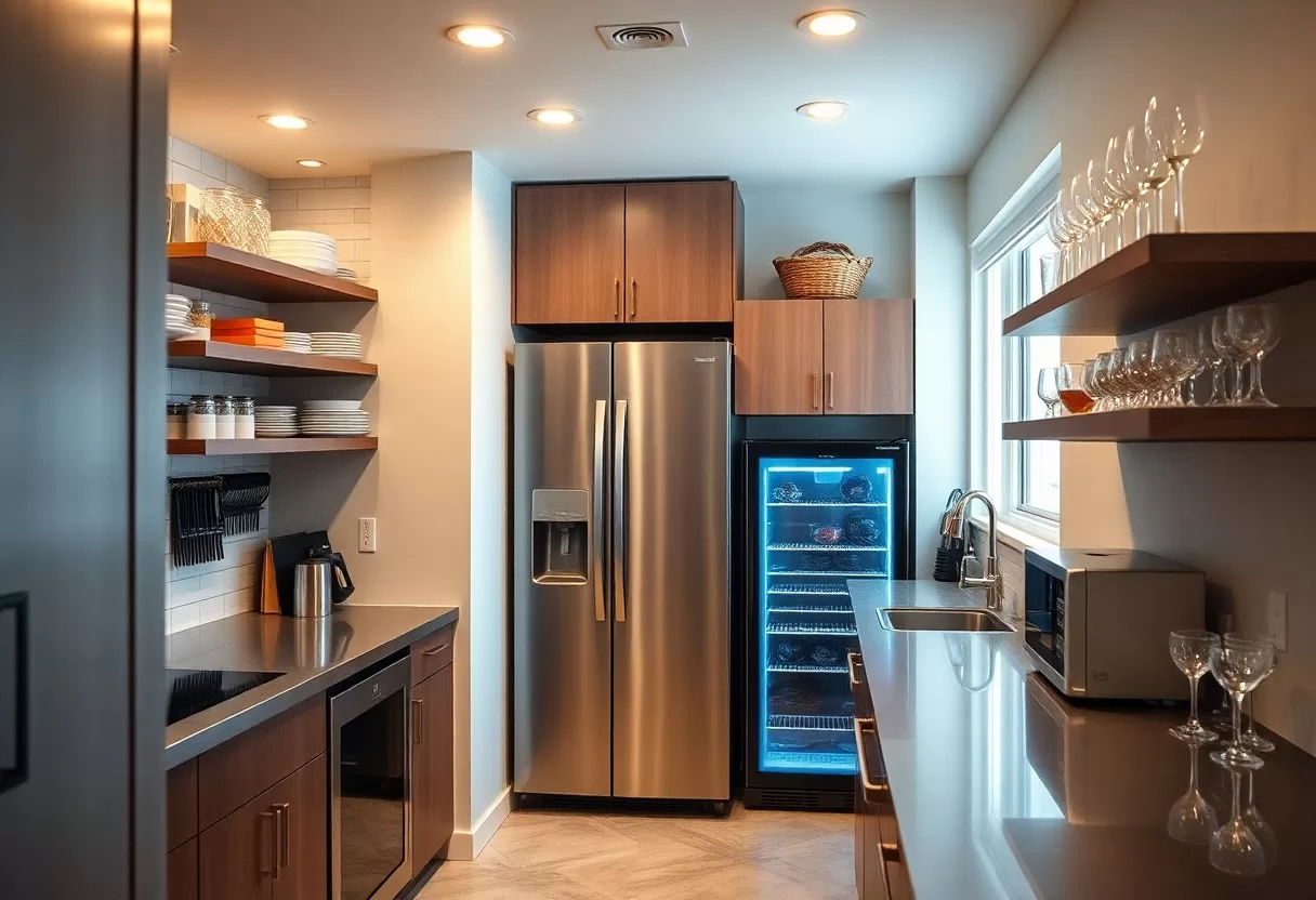 Kitchen Command Centers - Multi‑Use Pantries, Prep Kitchens and Beverage Stations