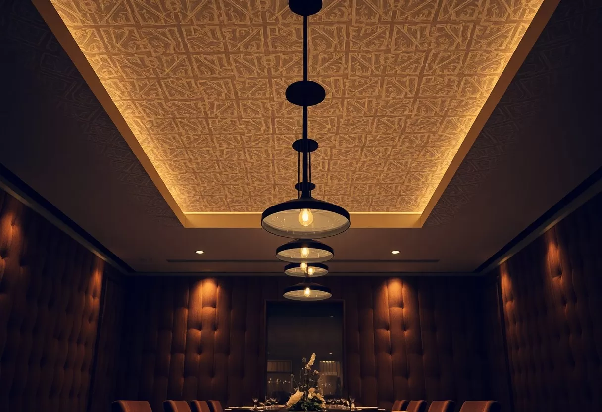 Wallpapered Ceilings & Upholstered Walls - Bold Surface Treatments for Dramatic Rooms