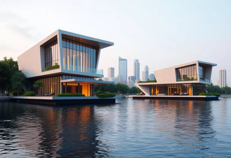 floating architecture over water homes as urban solution ijj