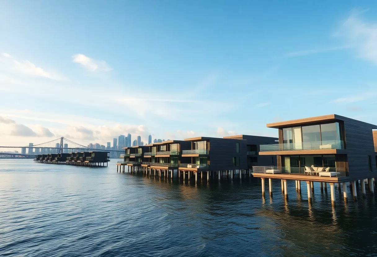 floating architecture over water homes as urban solution zvu