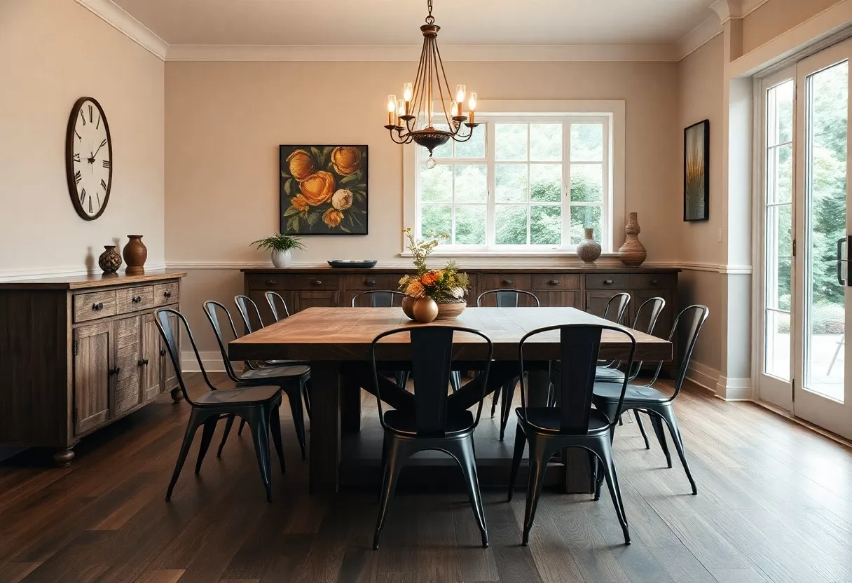 mixing old and new furniture styles