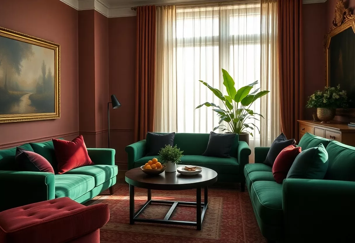 Jewel Tones & Wine Red - How to Use Rich Colors for a Sophisticated Home