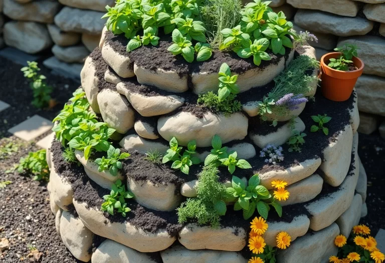 compact herb spiral gardens for cooking and healing jwe