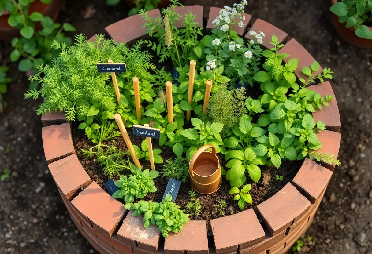 Herb Spiral Inspiration - Compact Spiral Gardens for Culinary and Medicinal Herbs