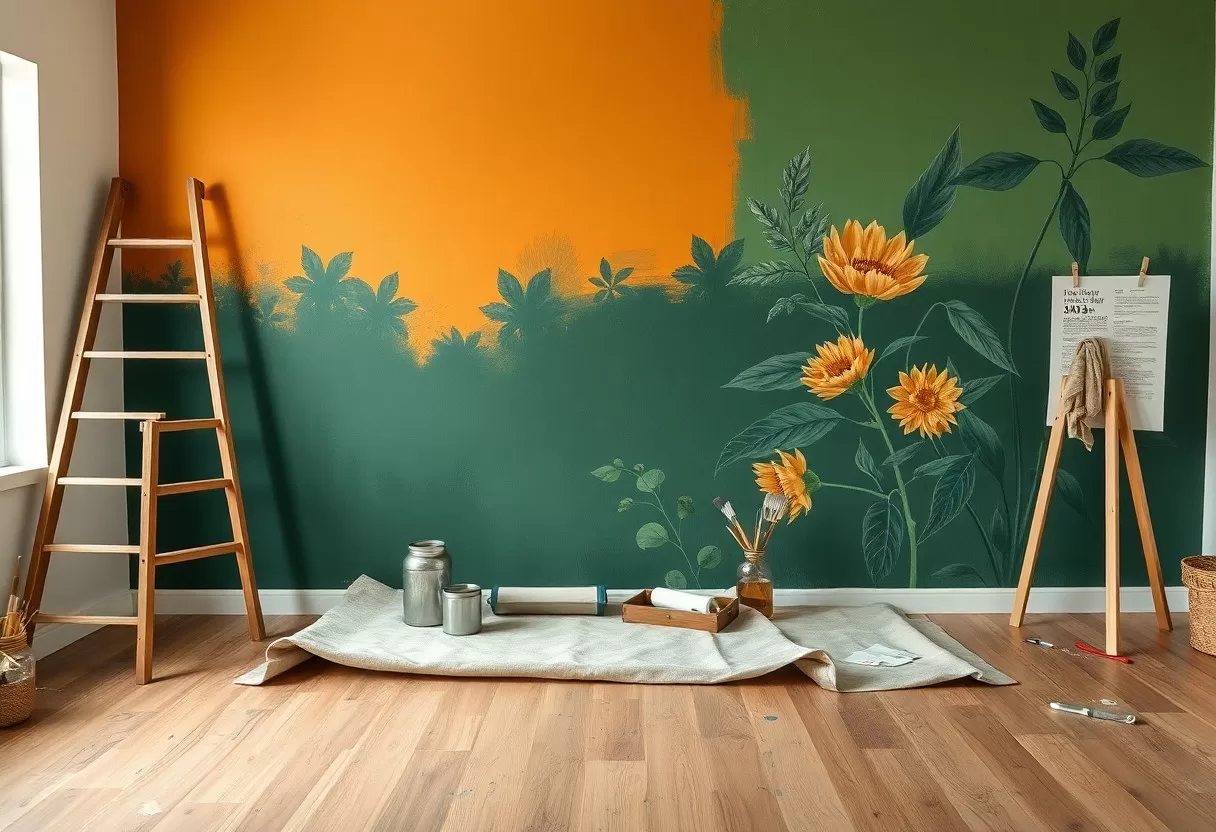 Home Murals & Artistic Walls - Transforming Blank Surfaces into Art