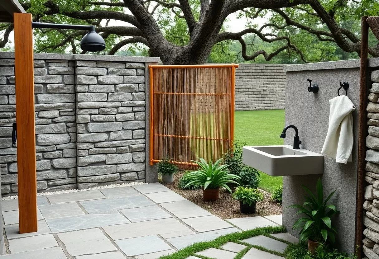 outdoor showers and bathrooms nature connection jzz
