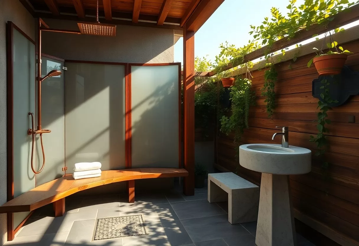 Outdoor Showers & Bathrooms - Reconnecting with Nature in Your Yard