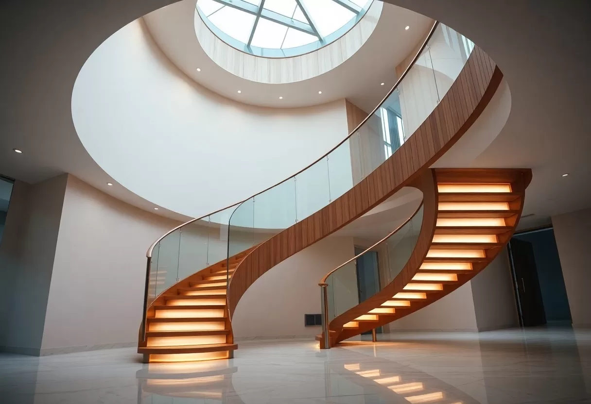sculptural staircases turning steps into art cac