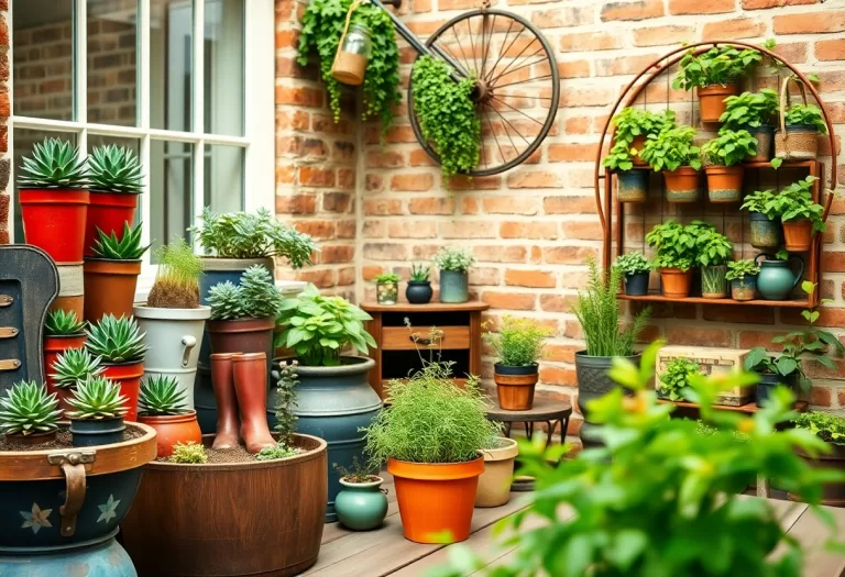 upcycled garden diy creative repurposed projects gbg